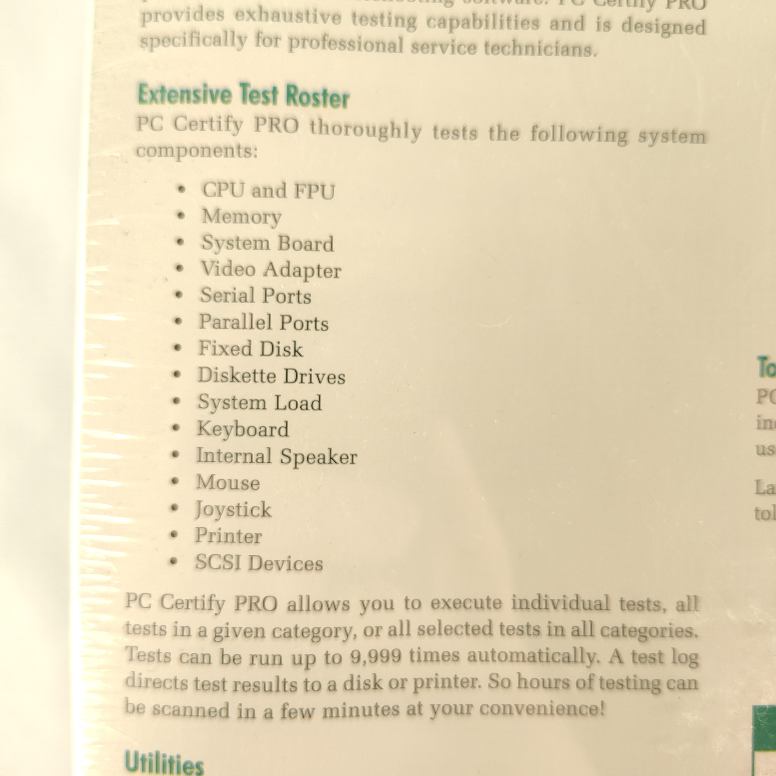 PC Certify Pro Diagnostics Tool – Rare Vintage Computer Program SEALED AND NEW