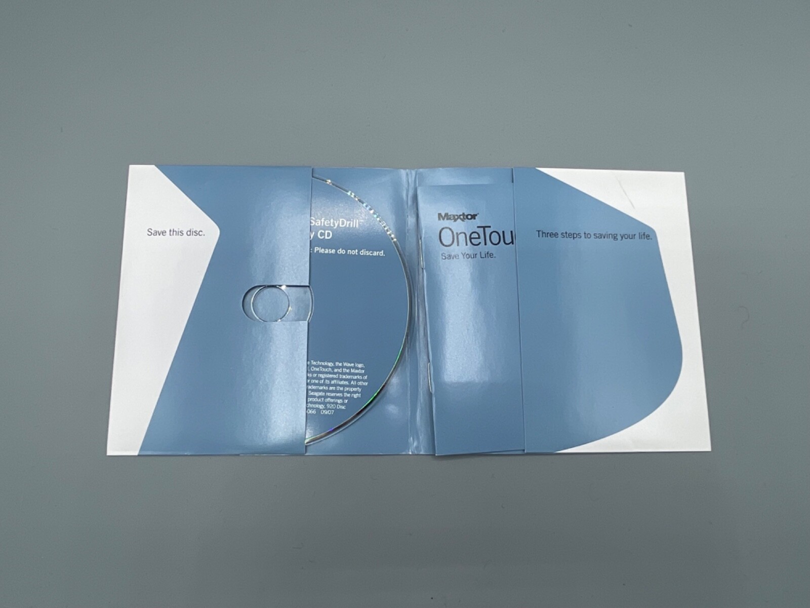 Maxtor Safety Drill Recovery CD for OneTouch 4 Mini Seagate (Recovery Disc Only)