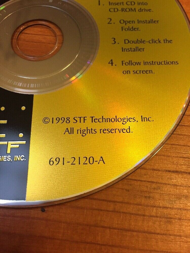 Vintage 1998 Fax SFT 5.0 Mac Macintosh Software Install Disc CD