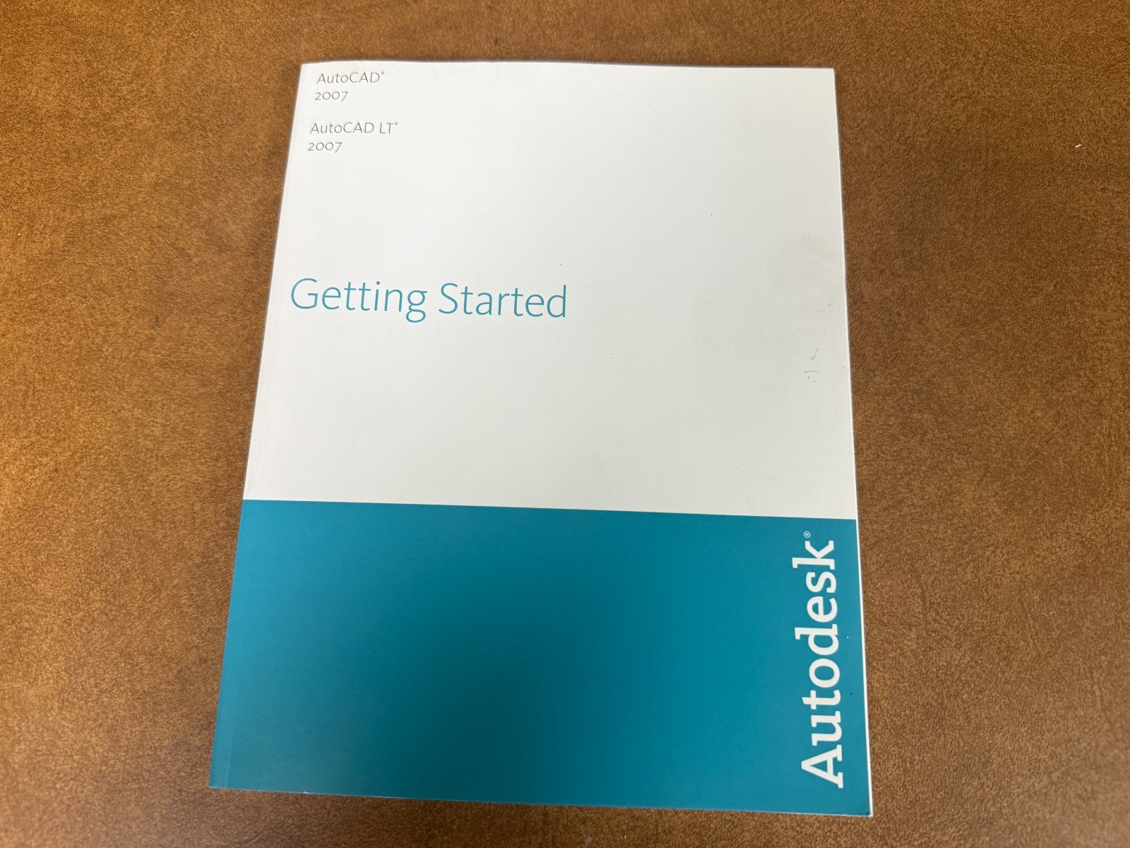 Autodesk AutoCad LT 2007 Disc, Getting Started and User Guide No codes