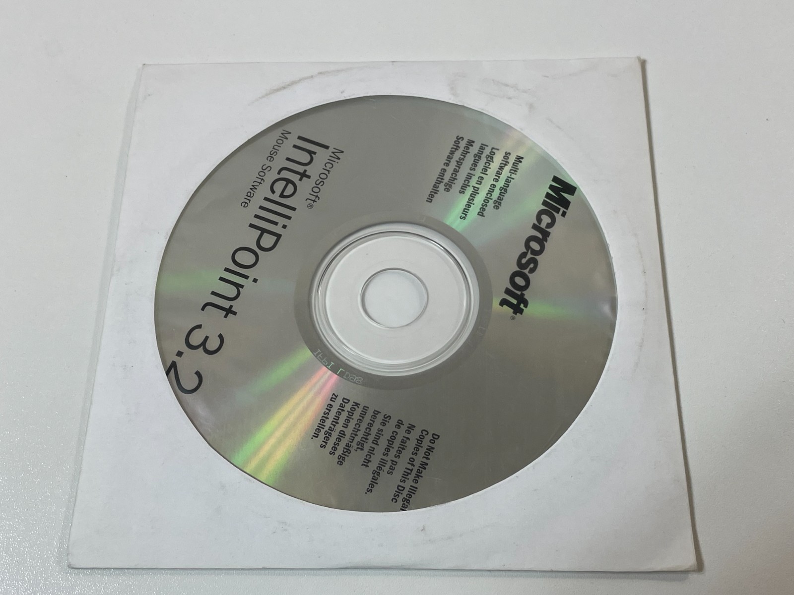 Microsoft IntelliPoint 3.2 Mouse Software Driver Vintage CD-ROM 2000 y2k