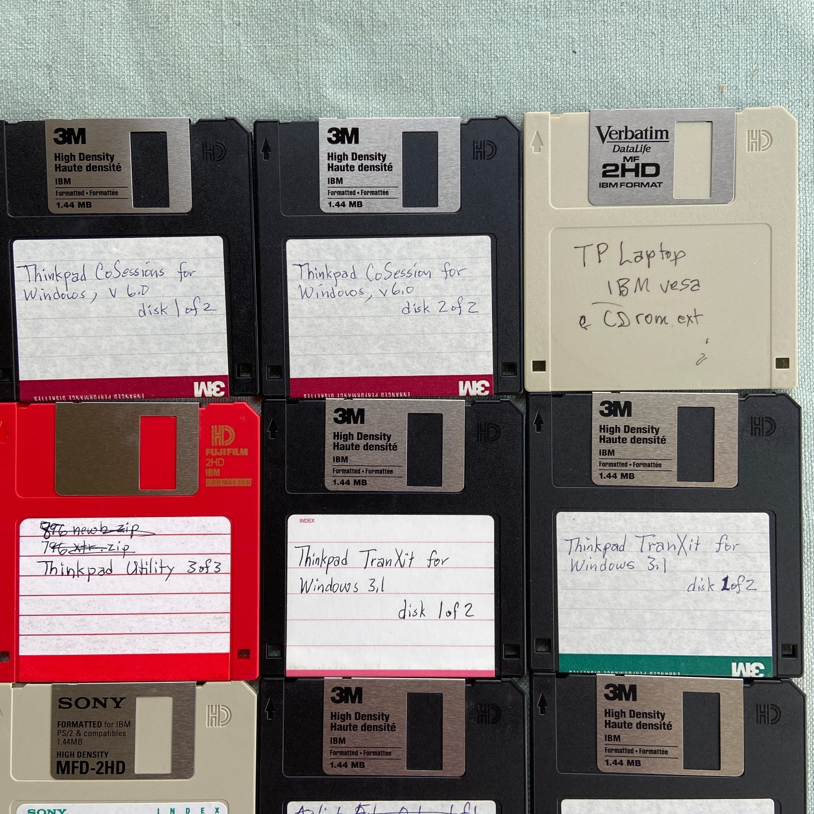 Software Lot IBM Thinkpad Utility CDROM PCMCIA TranXit WinCIM NetFinity Video