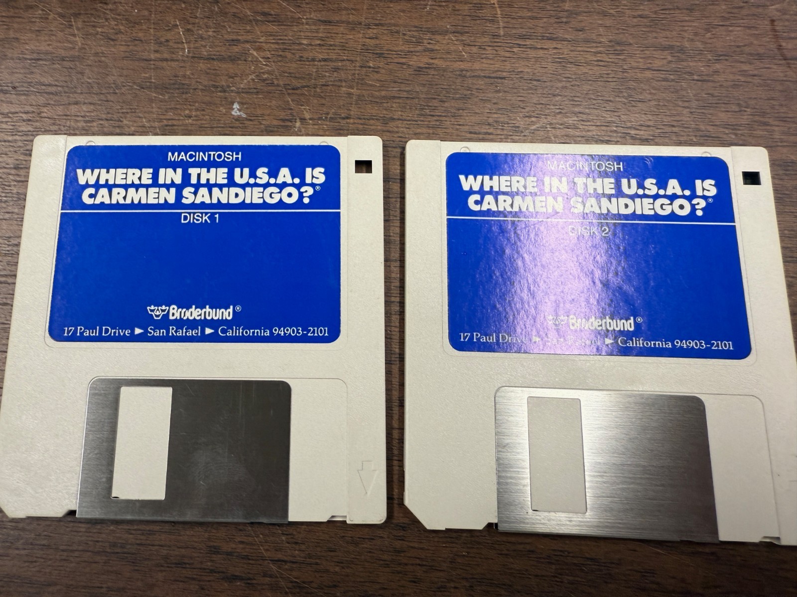 Vintage Apple software : Where in the U.S.A. is Carmen Sandiego?