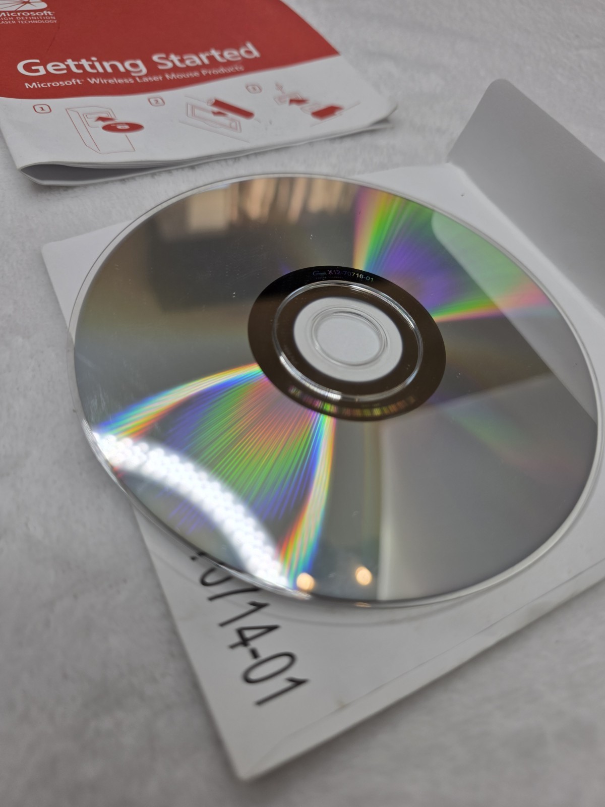 Vintage Y2K Microsoft IntelliPoint 6.0 6.1 Mac Wireless Mouse Driver Disc Manual
