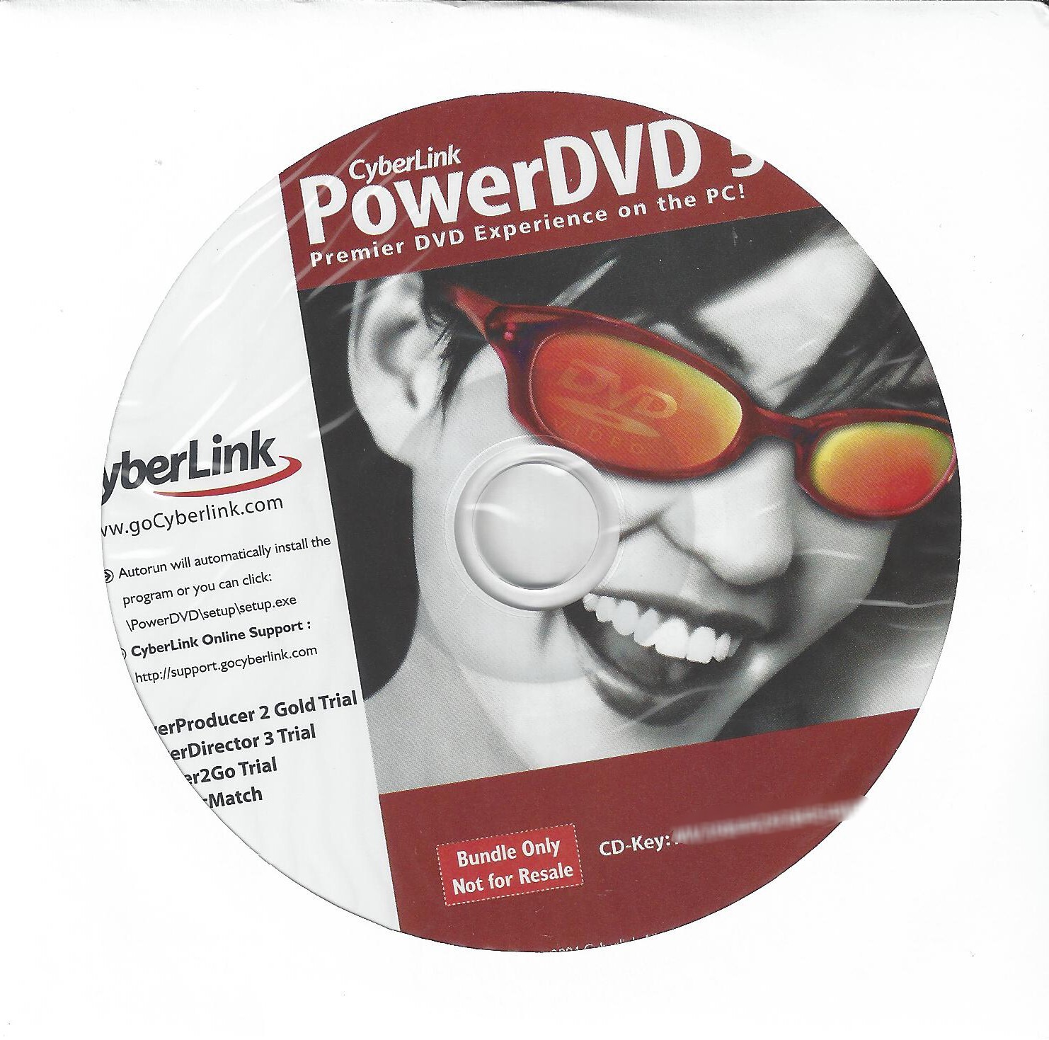 Cyberlink PowerDVD 5 DVD Installation Software with CD Key