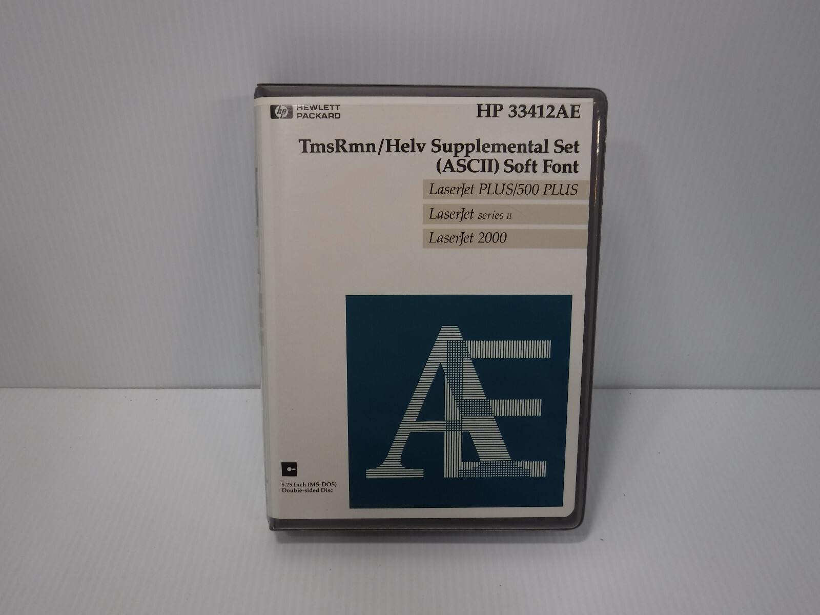HP 33412AE TmsRmn/Helv Supplemental Set (ASCII) Soft Font