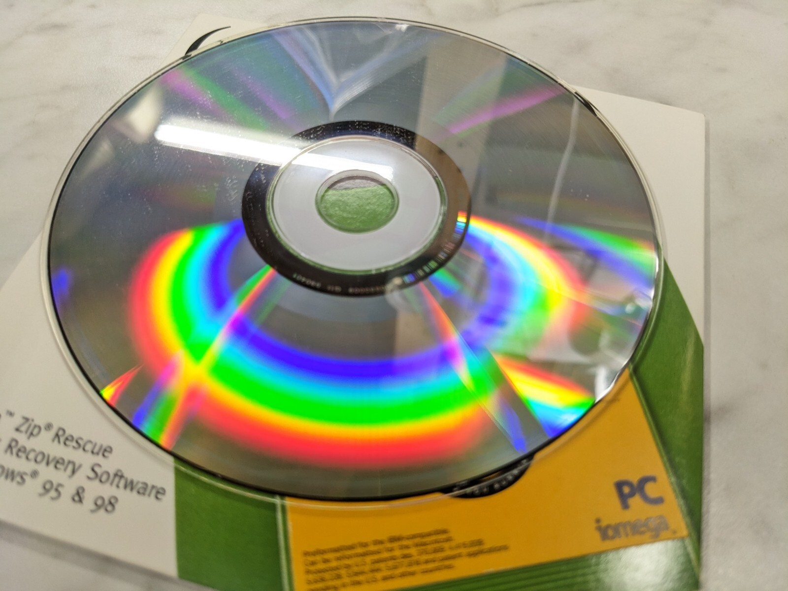 Iomega Zip Software CD-ROM Norton Rescue PC Windows 95 & 98 Recovery SYMANTEC