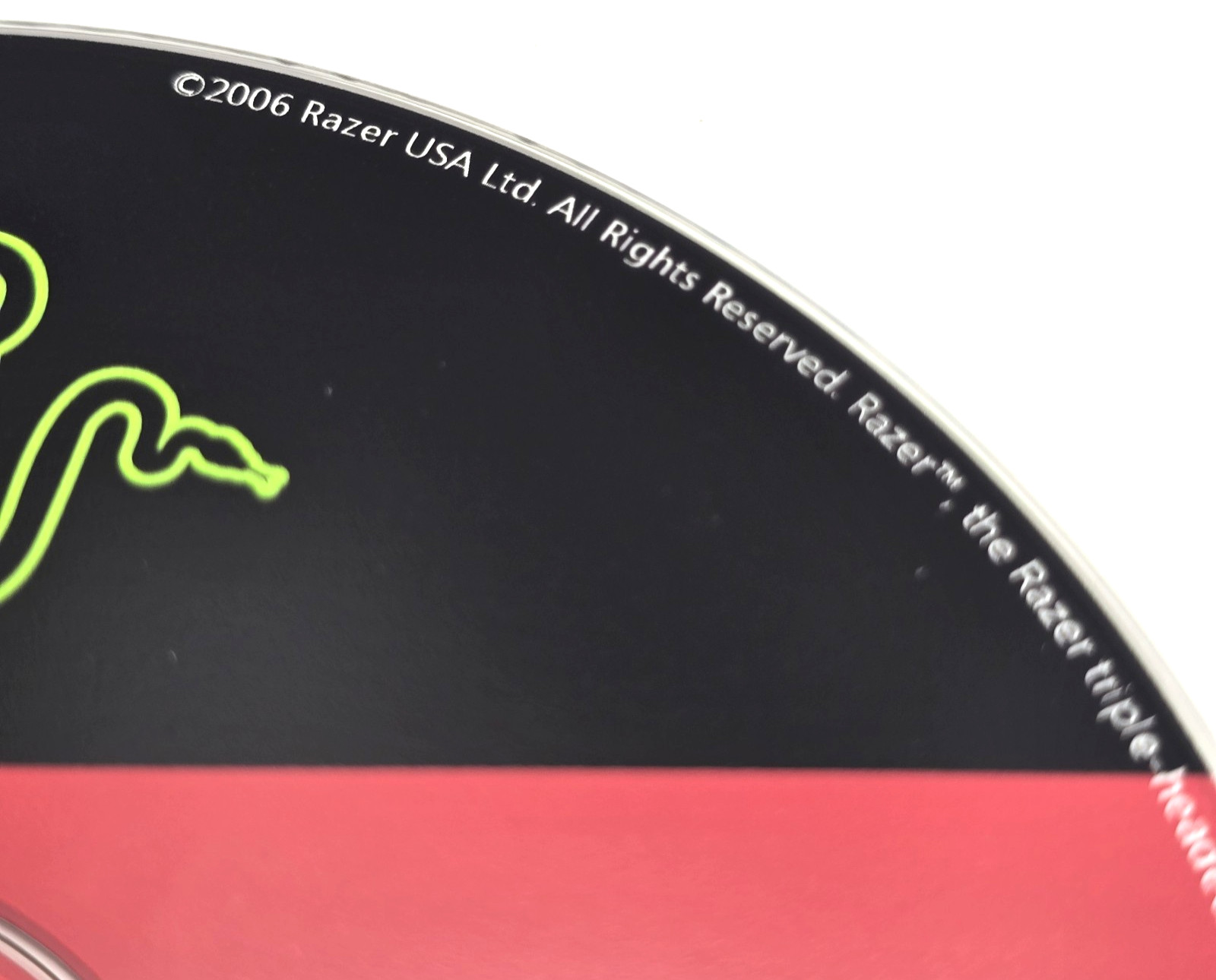 RAZER Microsoft MS Habu Vintage Laser Gaming Mouse Driver Disc CD-ROM 2006