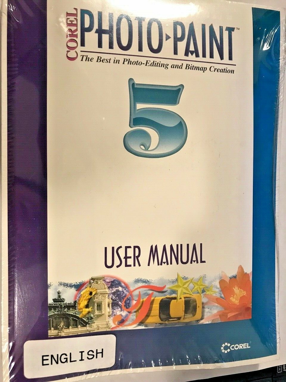 VINTAGE NEW SEALED 1995 COREL PHOTOPAINT VER 5 WINDOWS 3.1 SOFTWARE