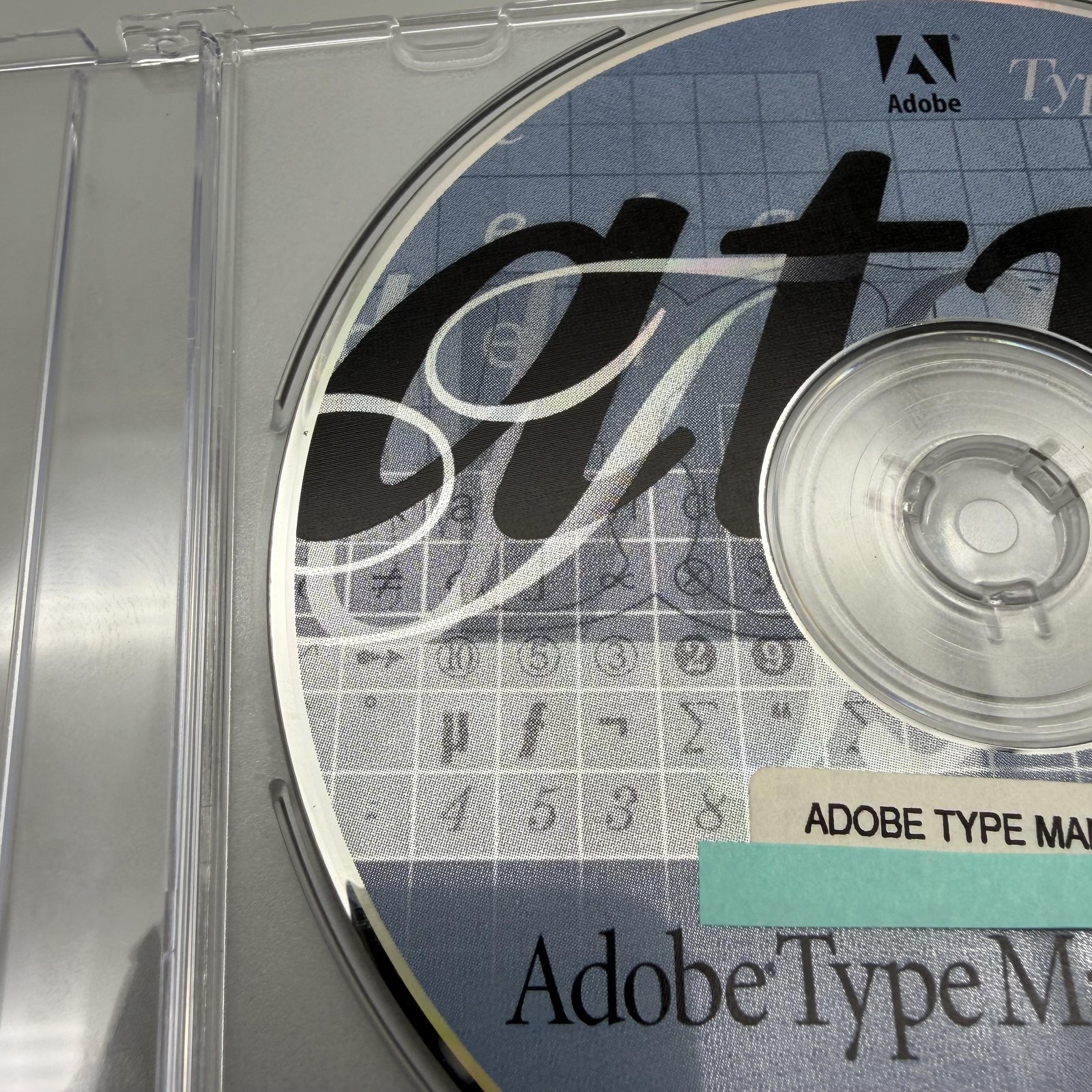 Vintage 1999 Adobe Type Manager Deluxe 4.1 Windows CD-ROM Font Software ATM