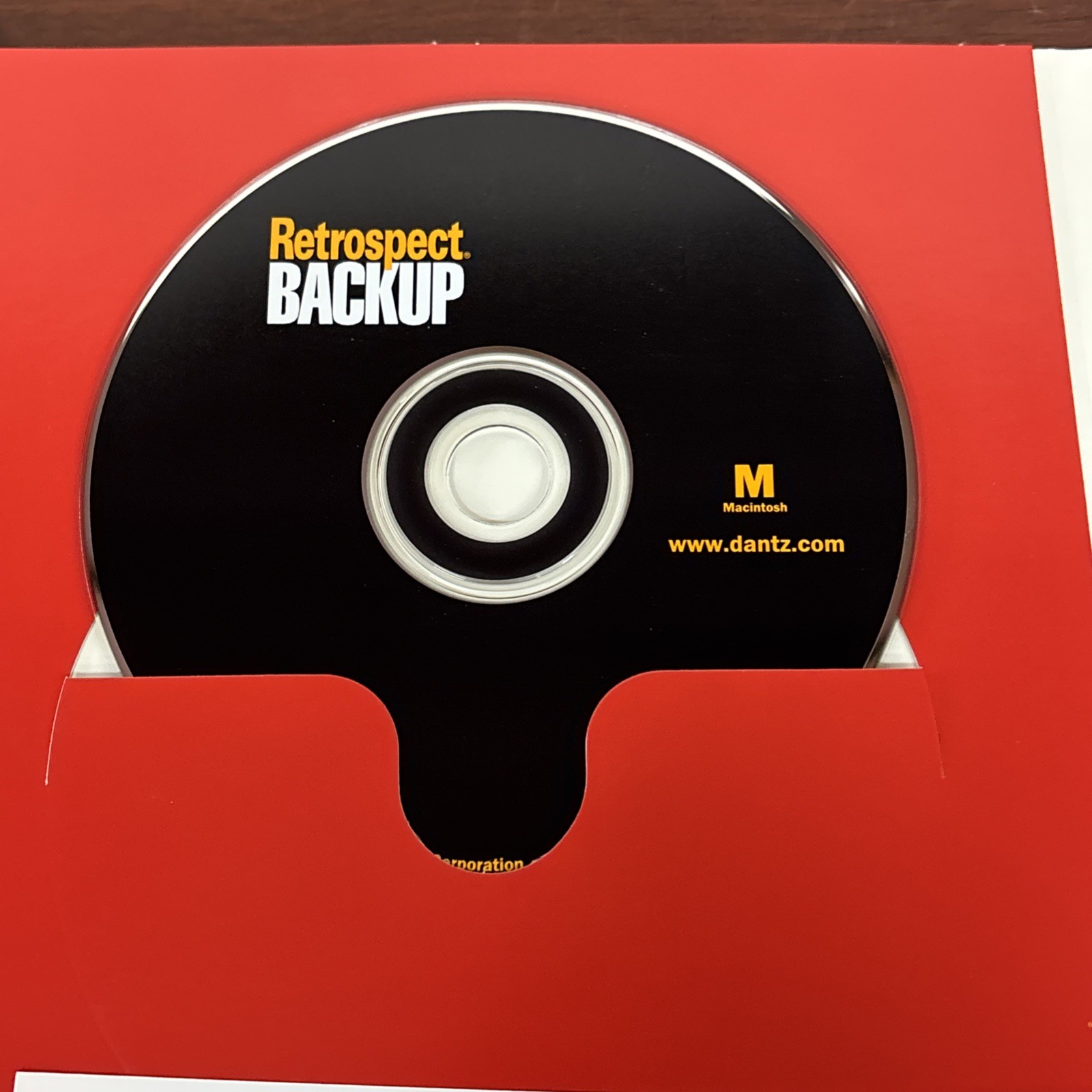 Vintage Dantz Retrospect Workgroup Backup V4.3 Macintosh With Box
