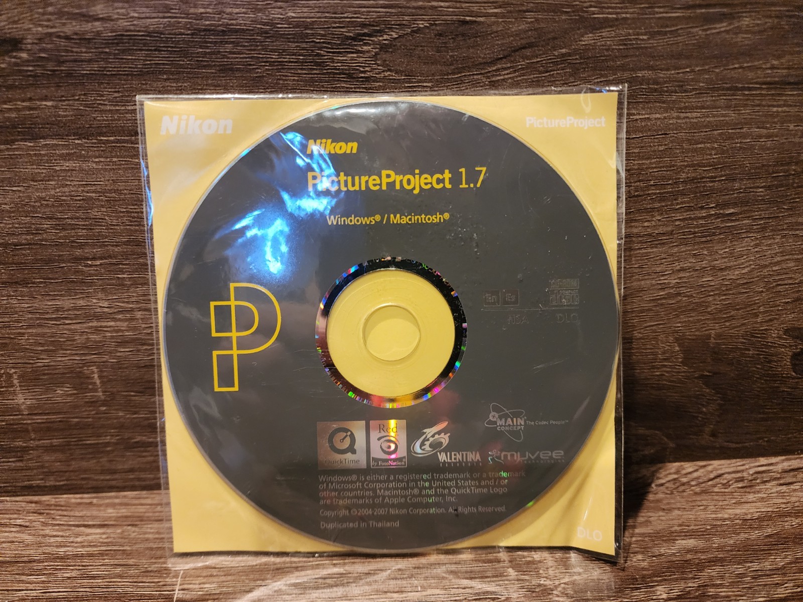Nikon PictureProject 1.7 Software Install and Manual CD-ROM Set Win/Mac (2007)