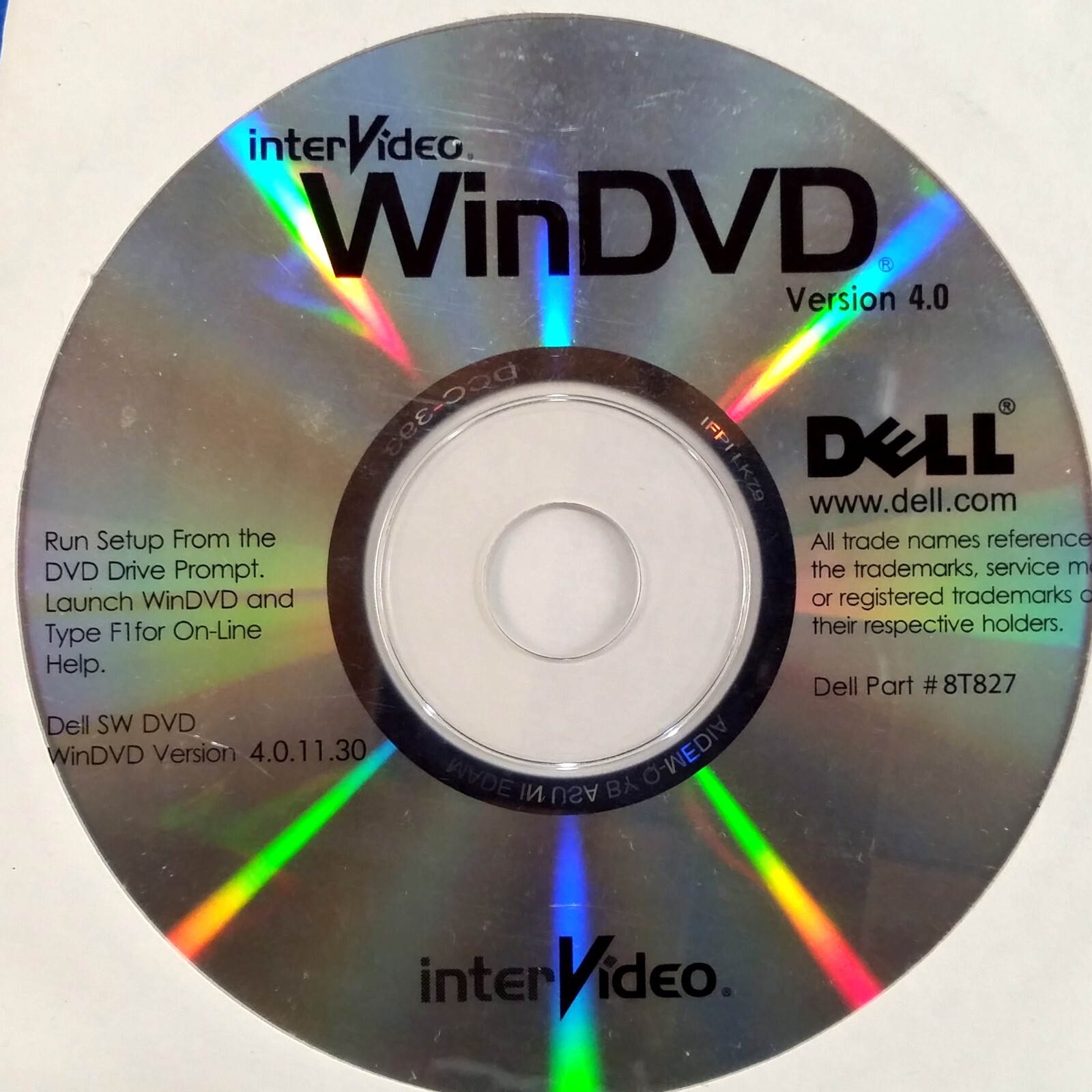 Dell OEM Software Lot Roxio Creator 9.0 DE PowerDVD WinDVD Re-installation Discs
