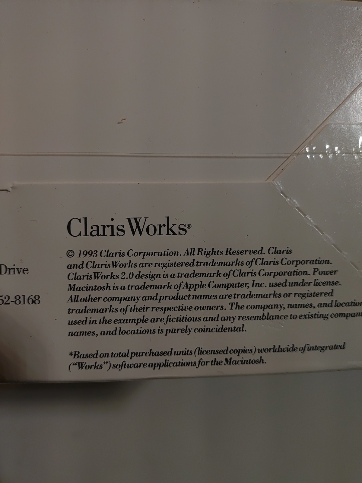 Vintage Apple Macintosh ClarisWorks Software – V2.0 – 1993 sealed NIB