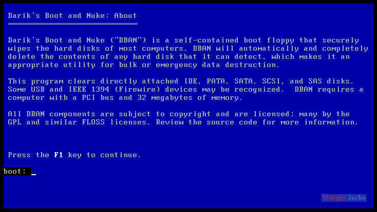 NEW & Fast Ship! Darik’s Boot & Nuke Hard Drive Eraser / Remover / Delete – USB