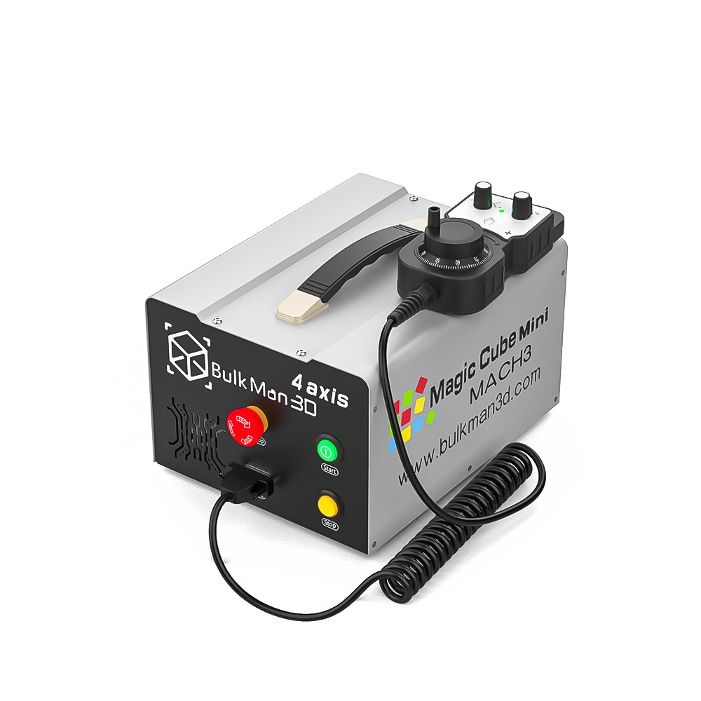 Mini UC300 Mach3 4-axis CNC Control Box with MPG Handwheel for Engarving Router