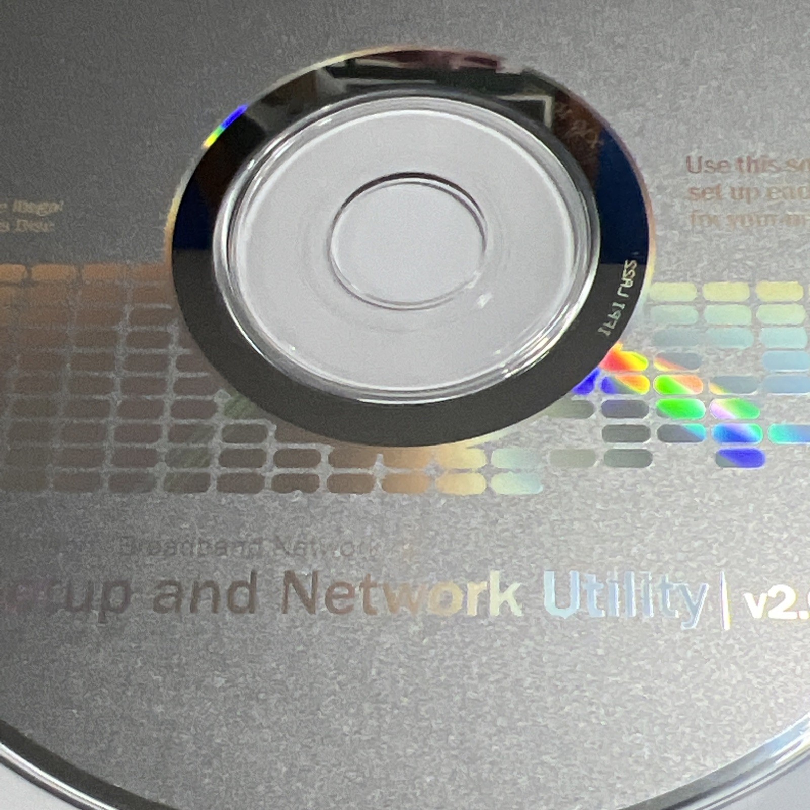 Microsoft Broadband Networking Setup And Network Utility v2.0 Disc 2003