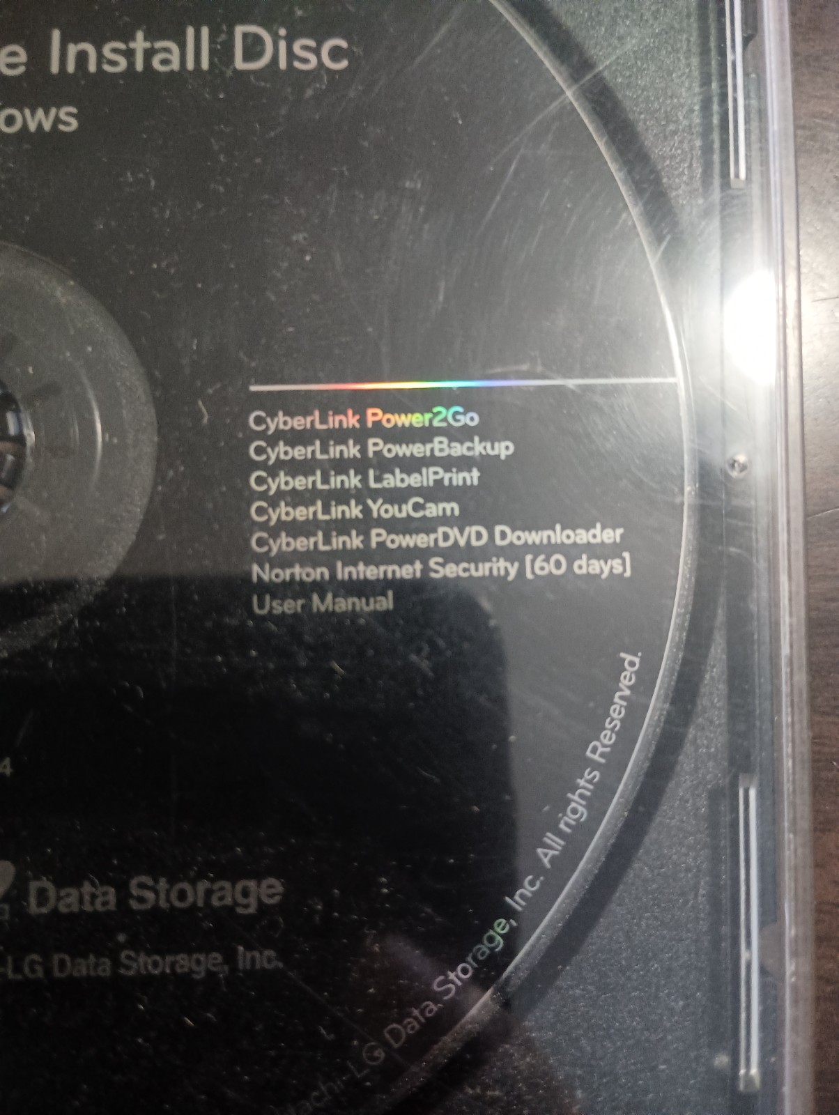 LG Super Multi Drive – drivers & documentation cd – Windows – 2013