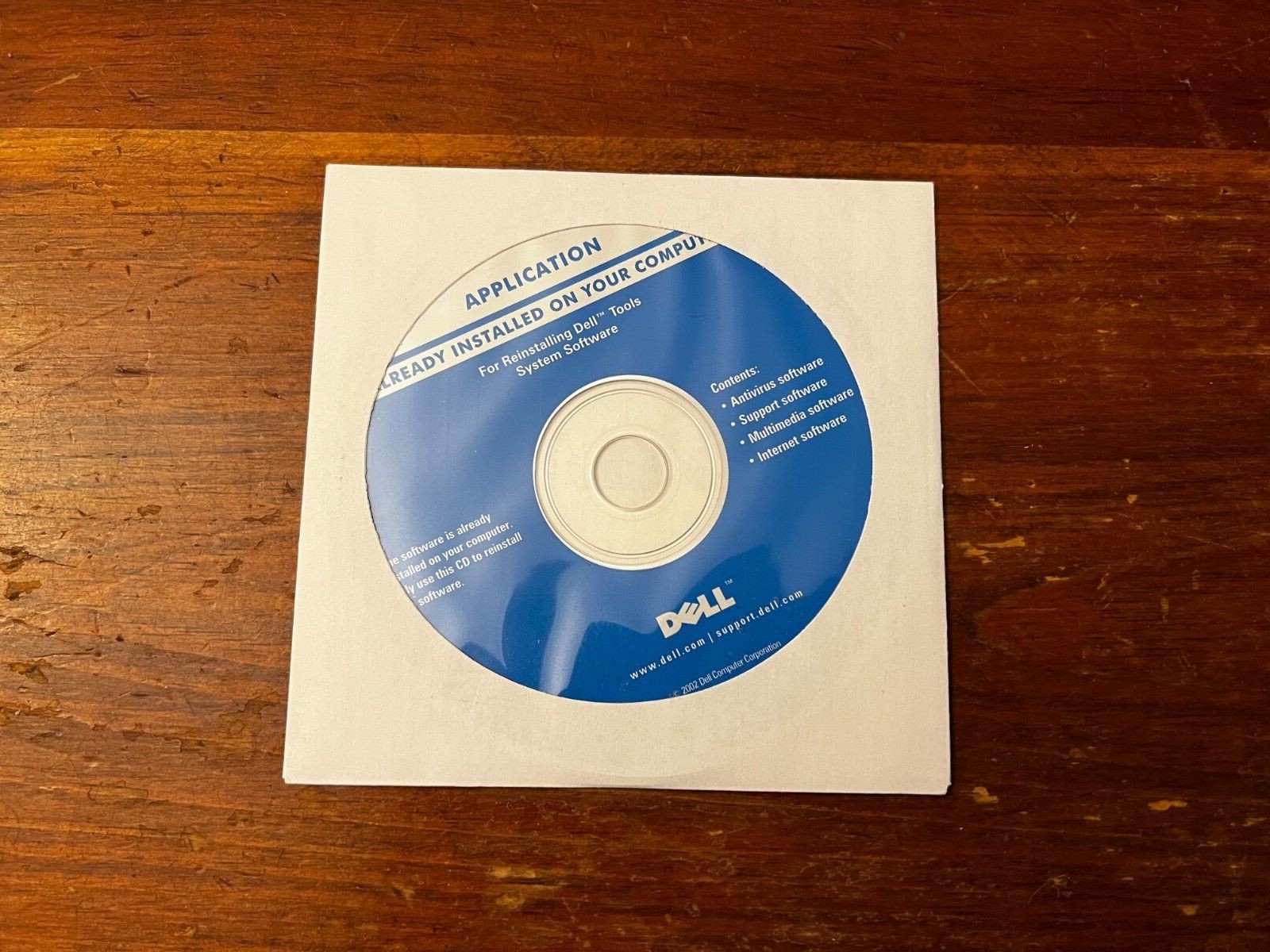 Dell Tools System Software CD Nov 2002 06Y299 NEW SEALED