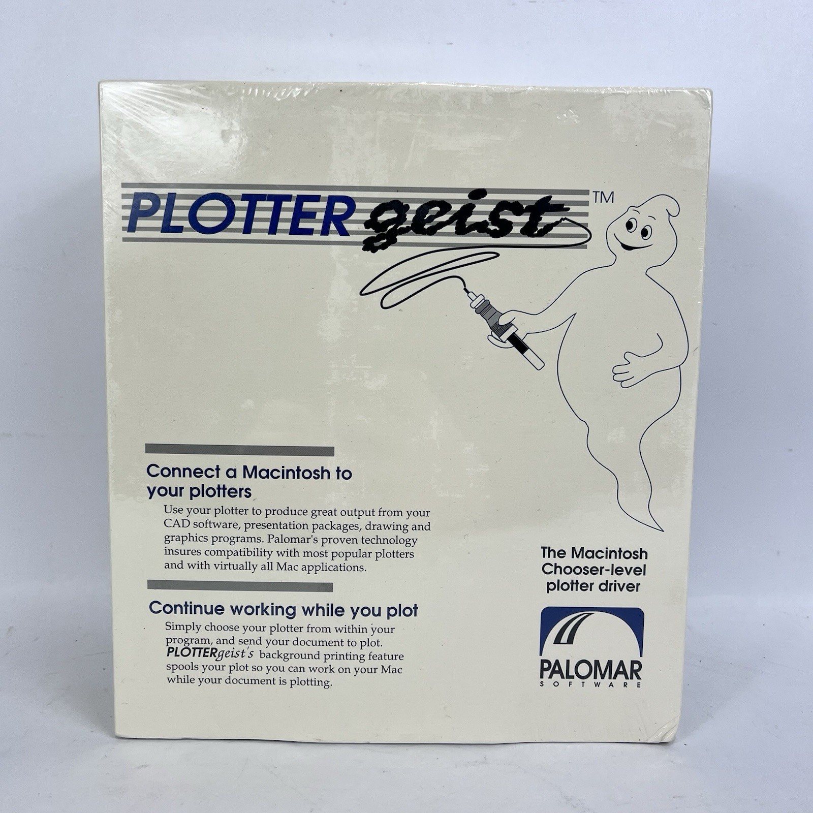Vintage Macintosh Apple Plotter Geist Plot Program Driver Software Palomar New