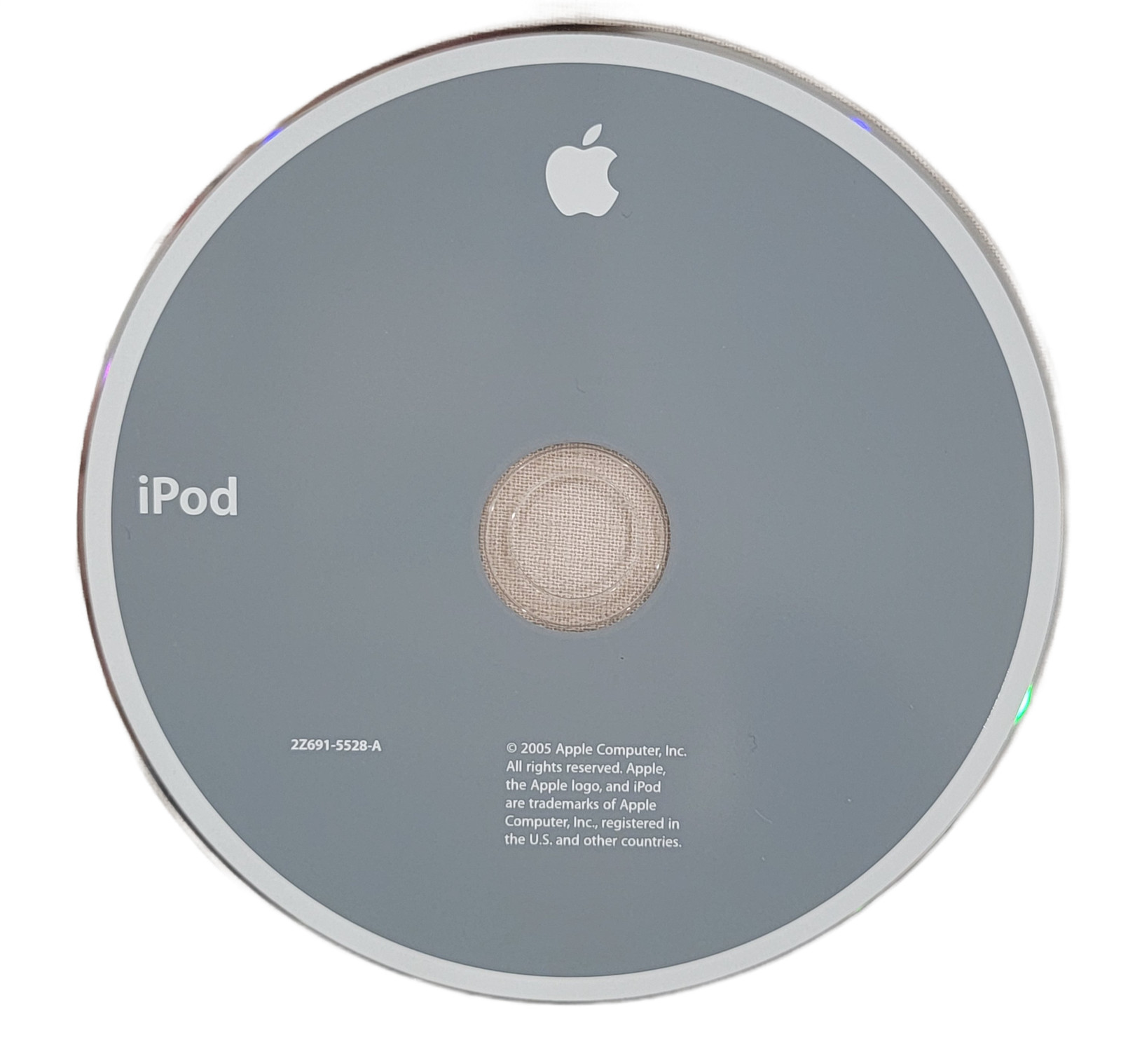 Apple iPod Software CD 2Z691-5528-A Drivers Utilities 2005 Mac Windows