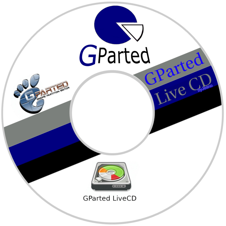 Gparted Disk Partition software Live CD Partition Manager