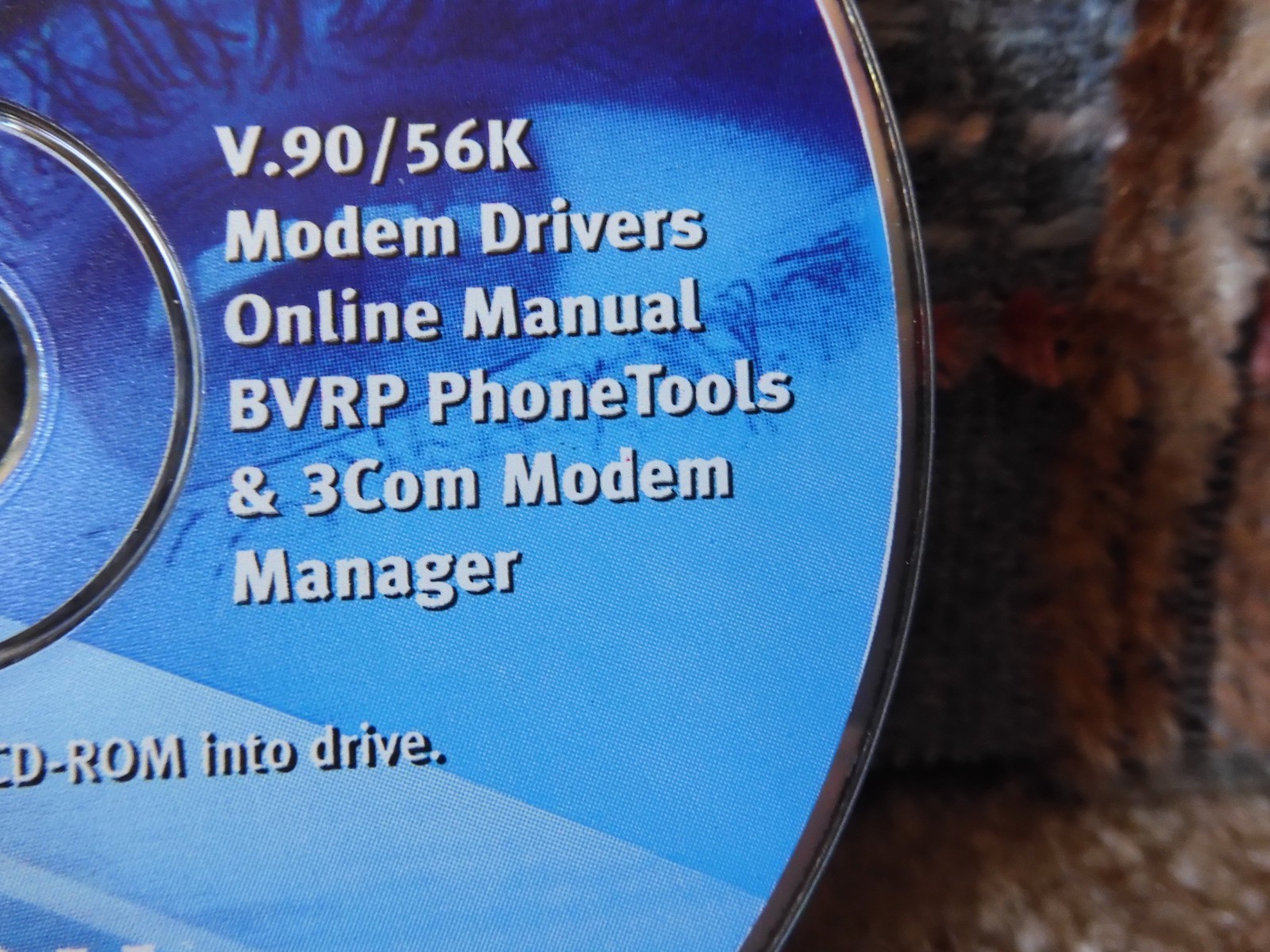 3COM U.S. ROBOTICS Modem CD-ROM V.90 56K Software DEL P/N 5891P