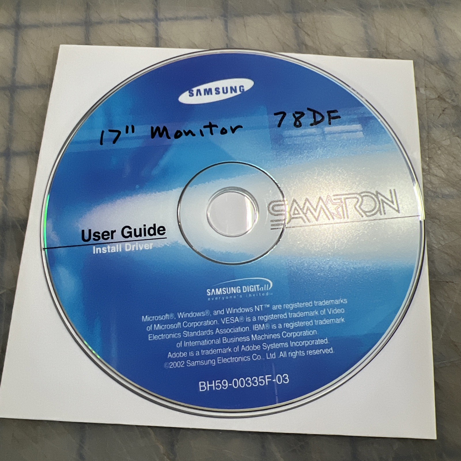 Samtron Monitor Software For Windows 2002 Monitor Install Disk Samsung