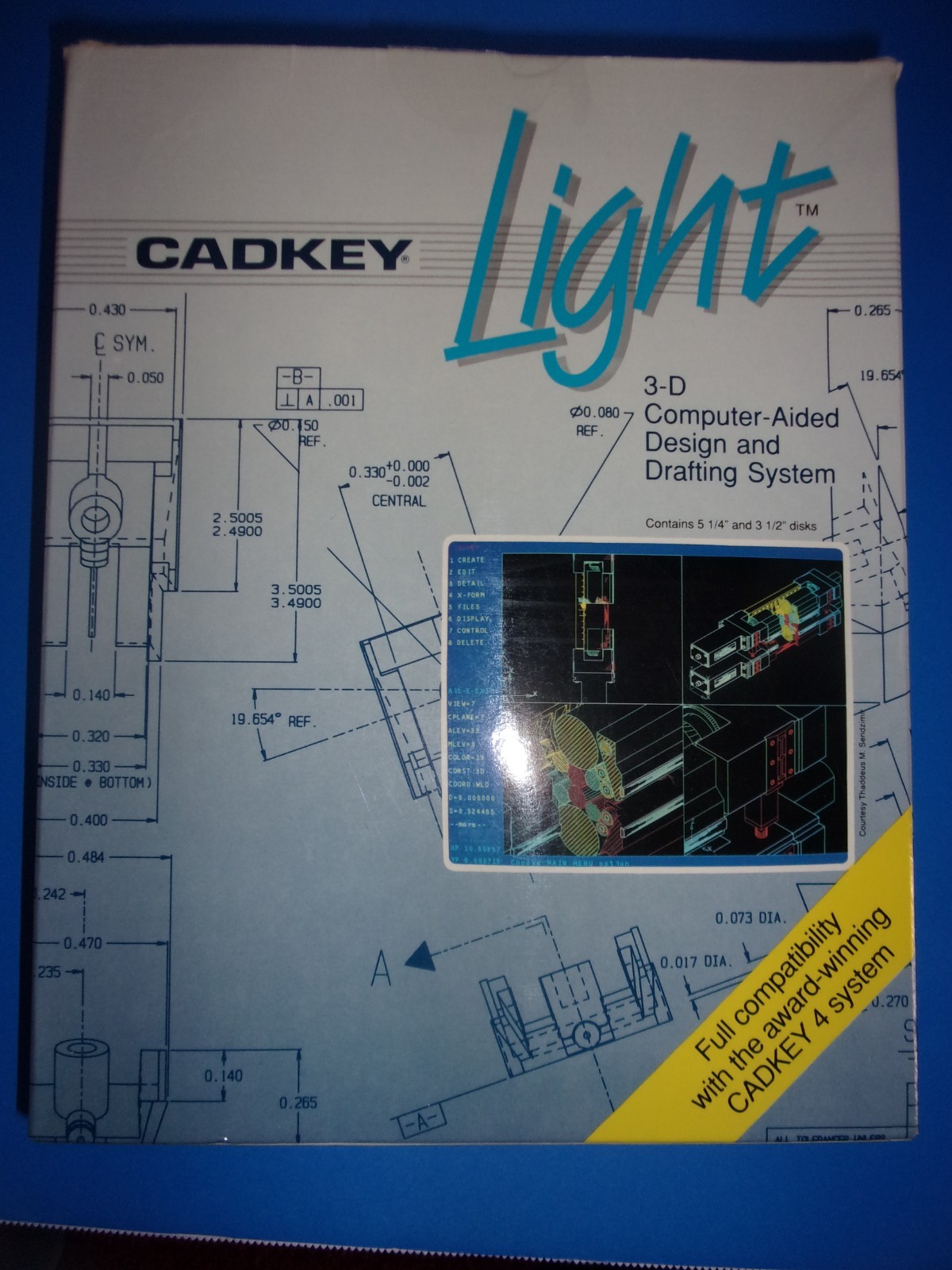 CADKEY Light 3D CAD software with all CD’s plus Floppy Disks V4.0