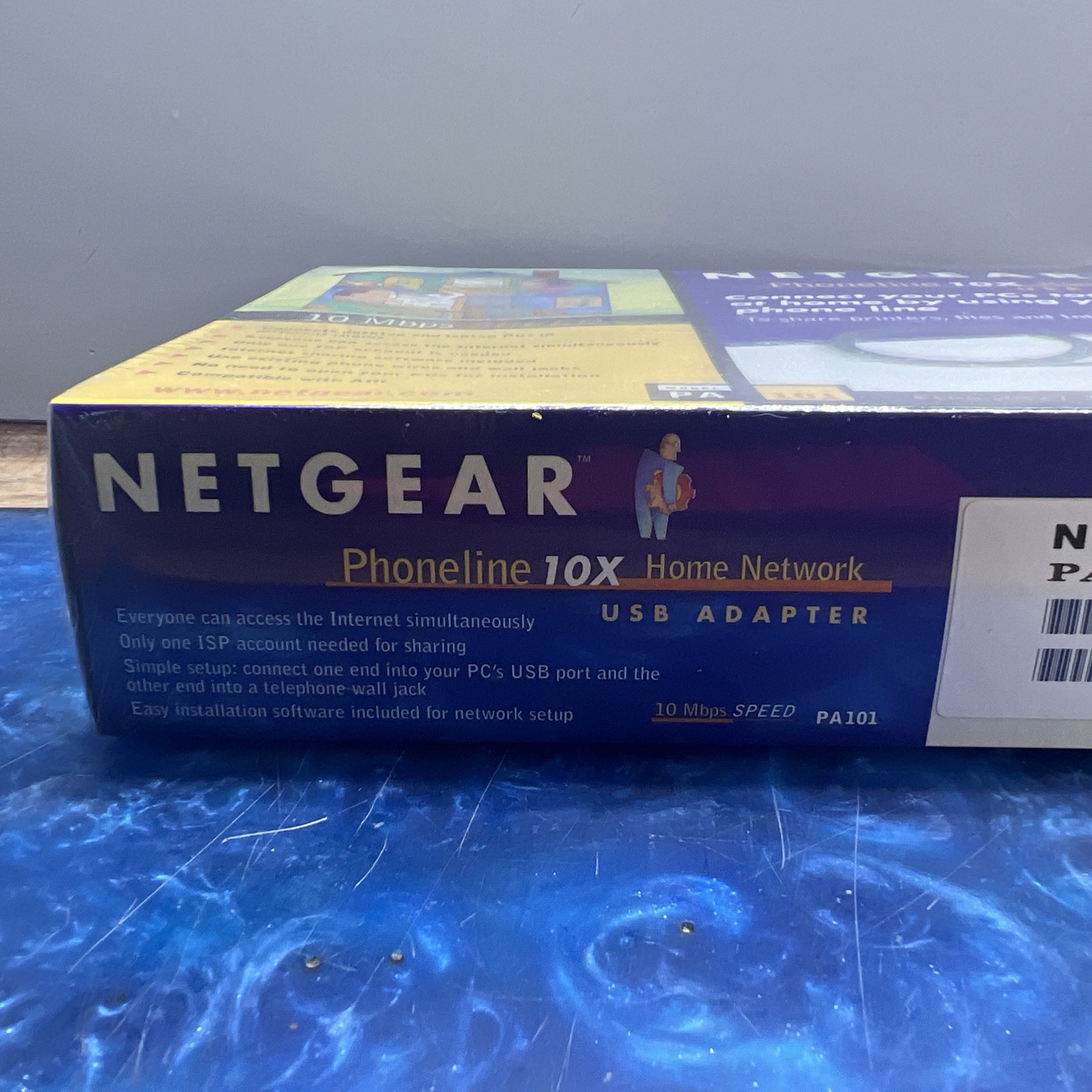 NEW Netgear PA101 Phoneline 10x Home Network USB Adapter SEALED IN BOX