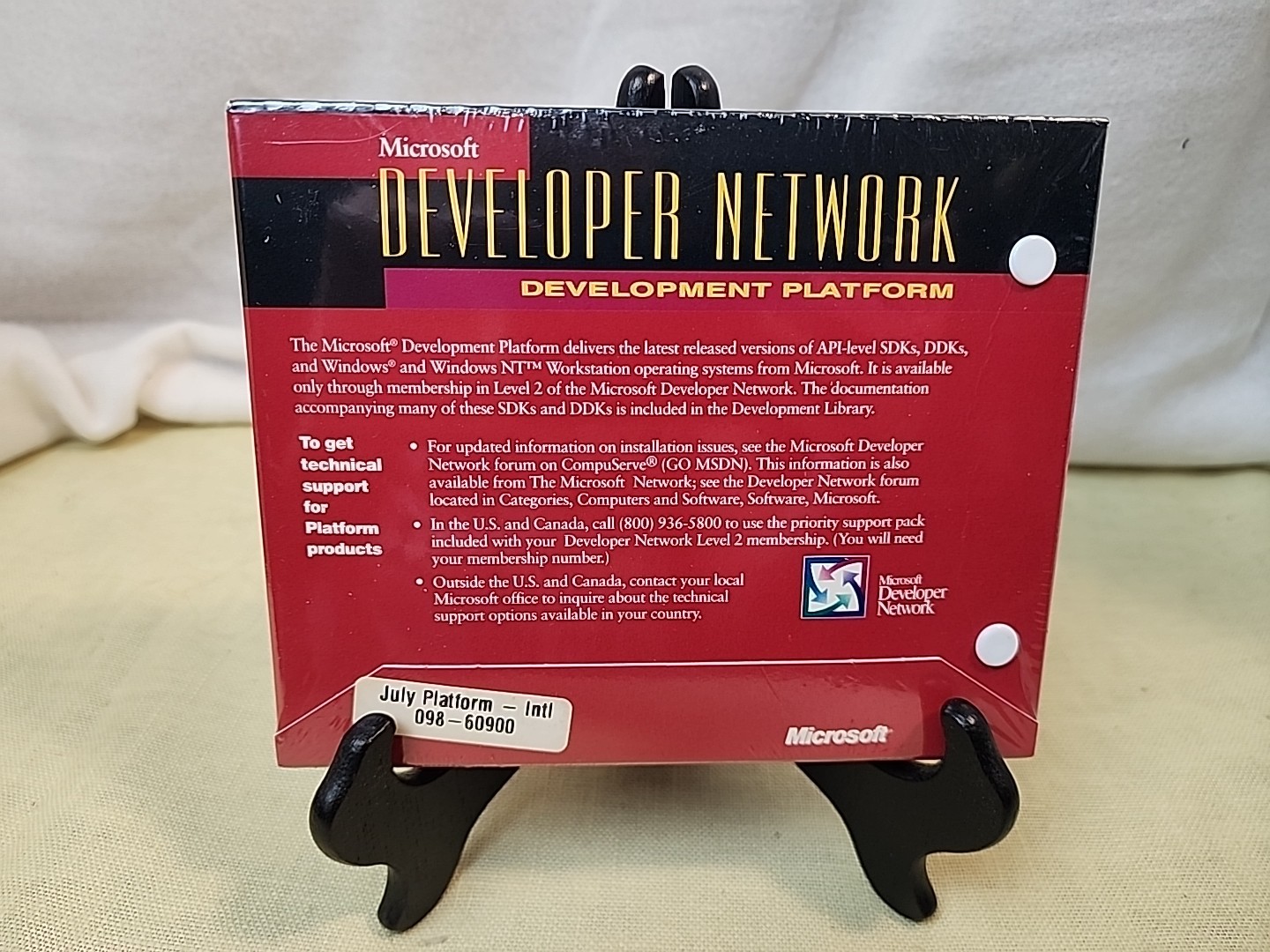 Microsoft Developer Network Operating Systems & SDKS 1995 95 NEW INTERNATIONAL