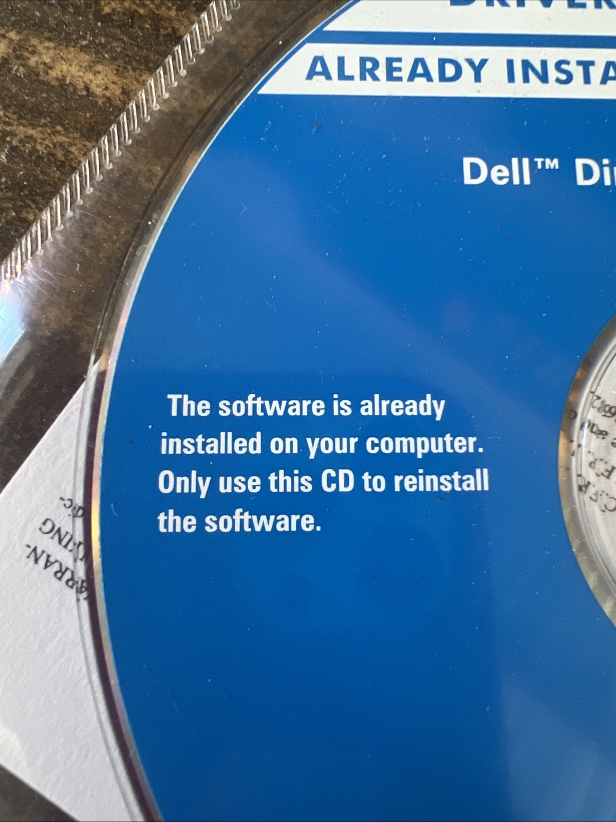 Dell Tools CD – Drivers and Utilities Dell Dimension ResourceCD Nov 2000- 2002