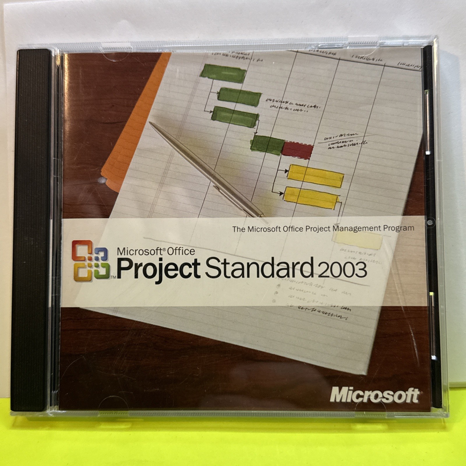 Microsoft Office Project Standard 2003 CD with Product Key FREE SHIPPING
