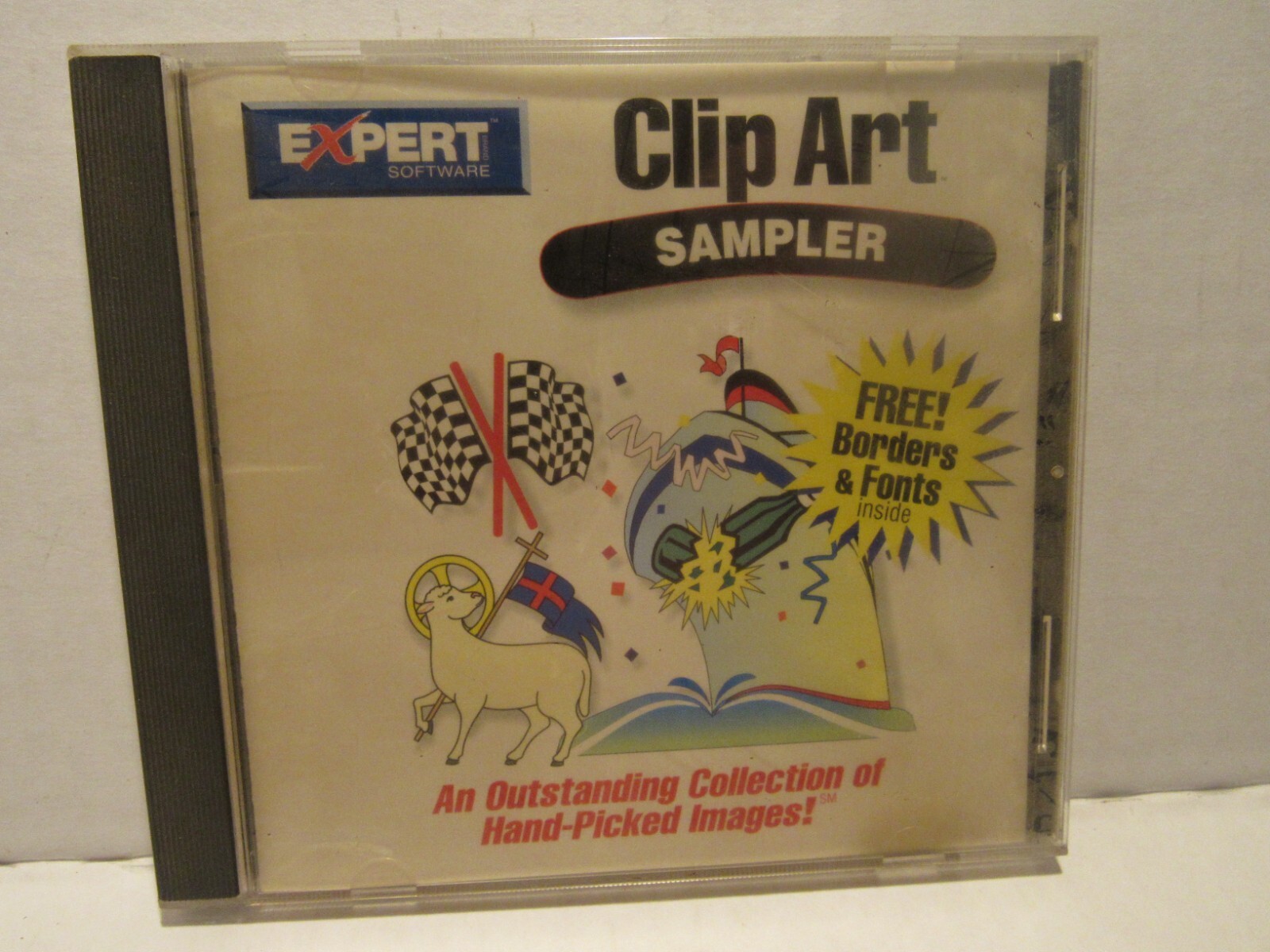 Vintage – EXPERT Clip Art CD-ROM Computer Software – Drivers Utilities *SAMPLER*