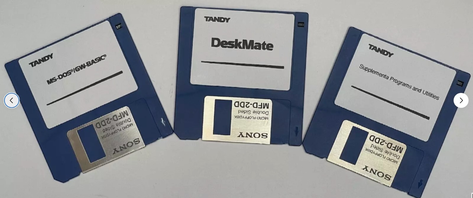 Tandy 1000 HX Boot system and Deskmate Disks / 3.5 Floppies Free Ship ! !