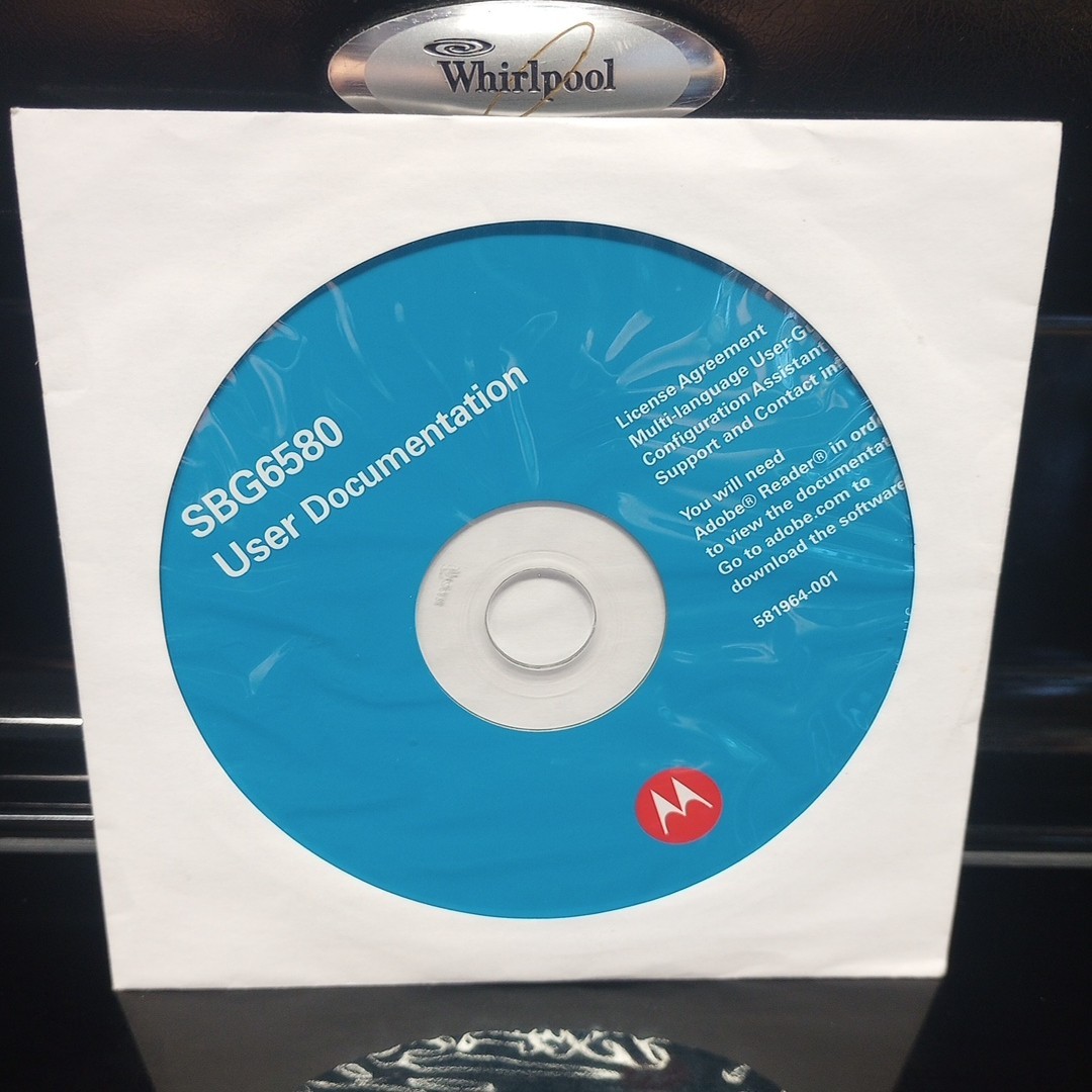 Motorola SBG6580 User Documentation CD-ROM License Agreement Configuration Ass