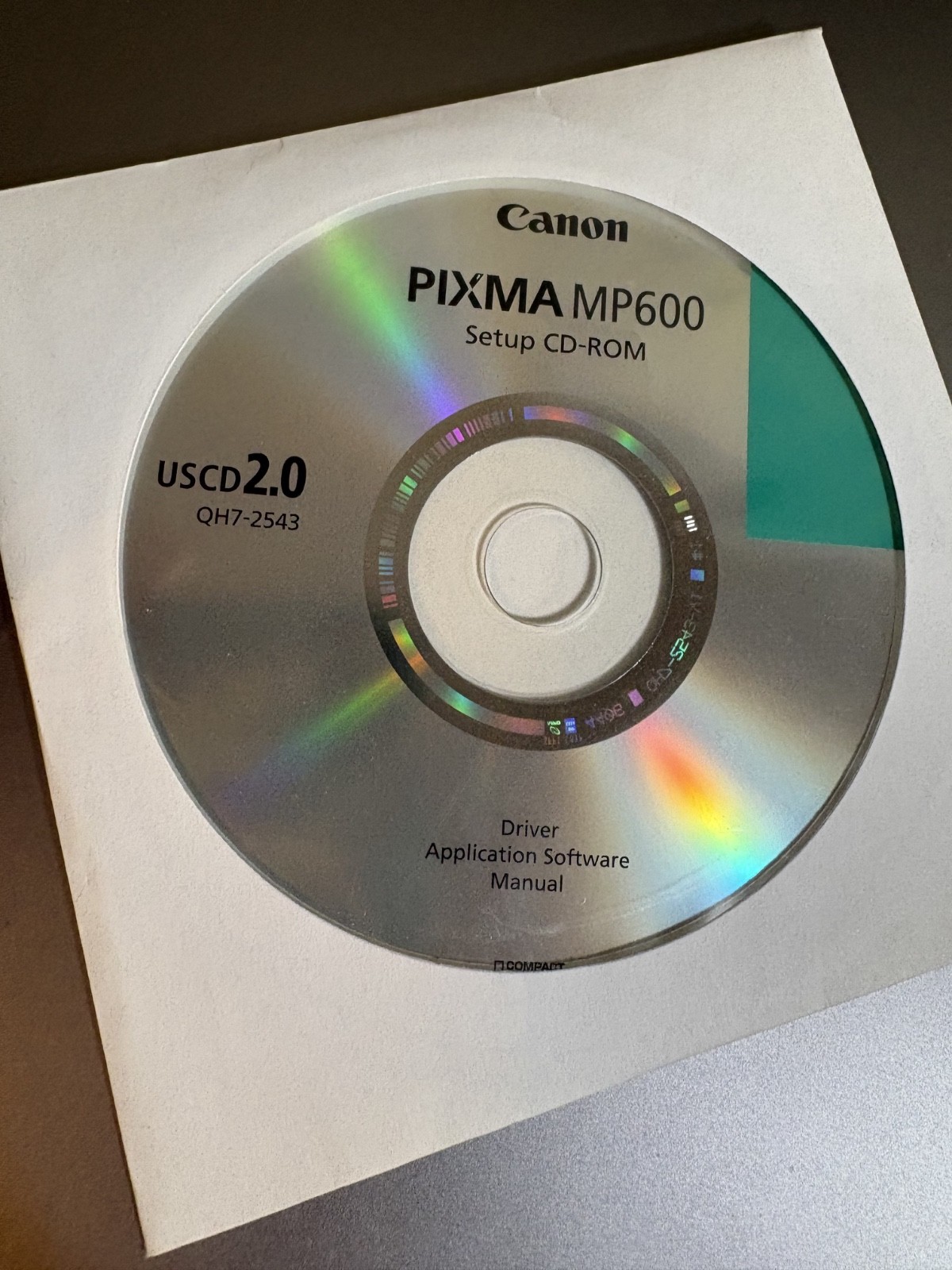Canon Pixma MP600 All-in-One Printer Software & Driver CD