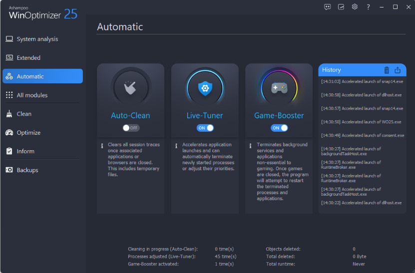 Ashampoo WinOptimizer 25 -Snap 15-Lightning PDF⁠ Lifetime for PC [DISC] Bundle 7
