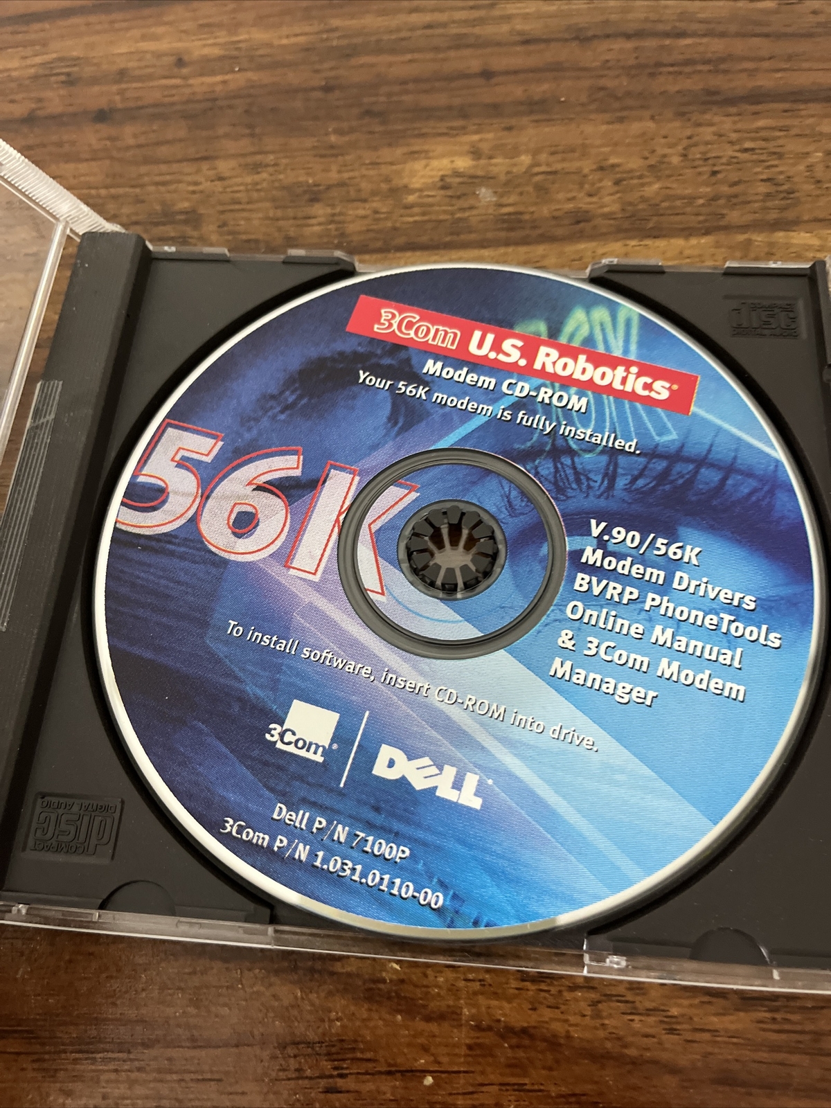 Dell 3com US ROBOTICS V.90 56K Modem Driver & Online Manual CD-ROM