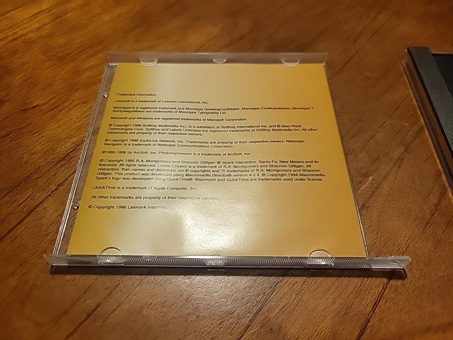 LexMark Workshop Guide – Labels, Images, Cards & More! CD Rom – PC Lex Mark