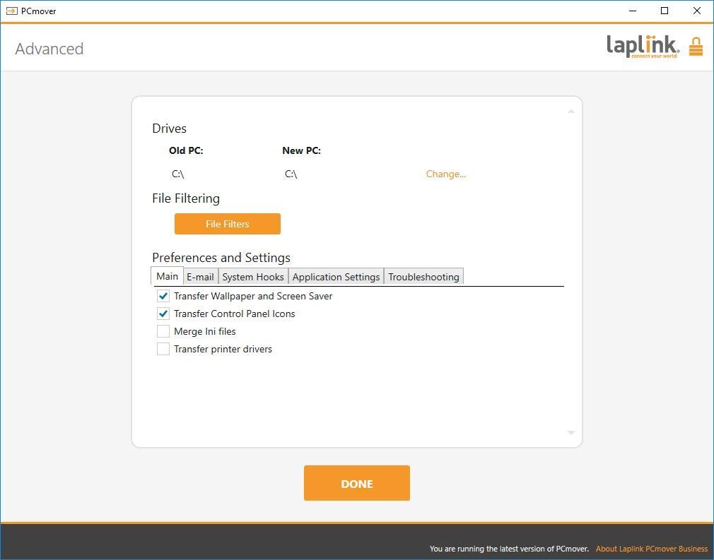 Laplink PCmover Easy Migration of your Applications, Files and Settings from…