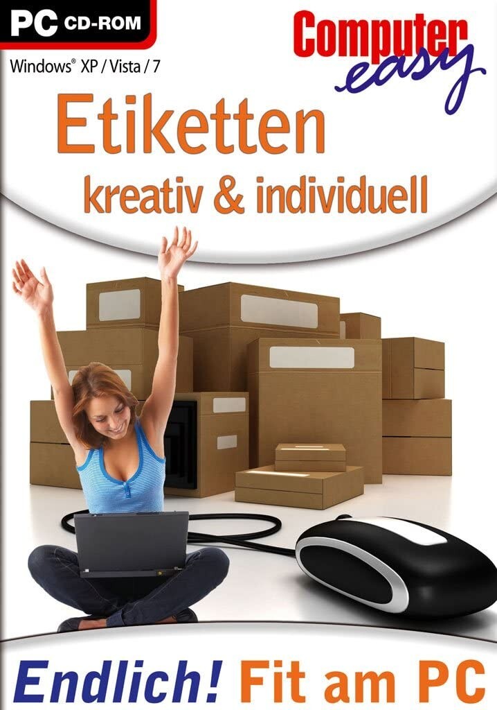 Computer Easy Labels Creative & Individual PC CD-ROM NEW Original Packaging