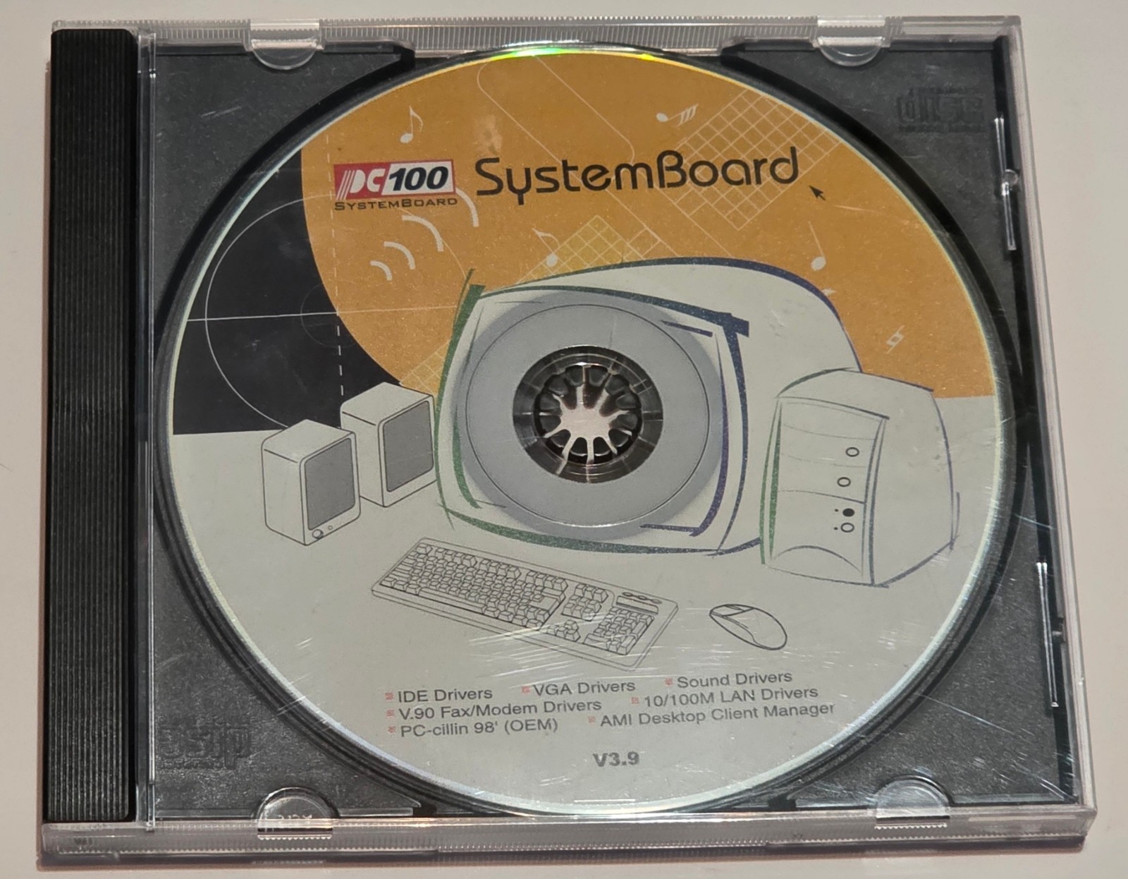 PC100 Systemboard V3.9 IDE, VGA, Sound, Fax/Modem, LAN Drivers