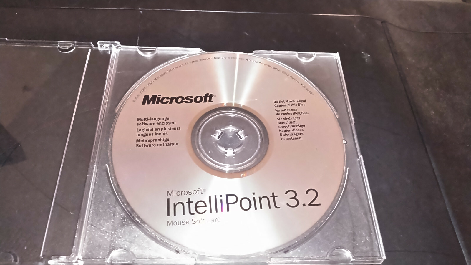 {Microsoft} IntelliPoint 3.2 Mouse Software Disc