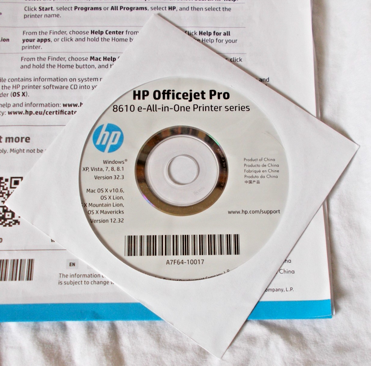 HP Officejet Pro 8610 Printer Series Drivers & Software + users manual