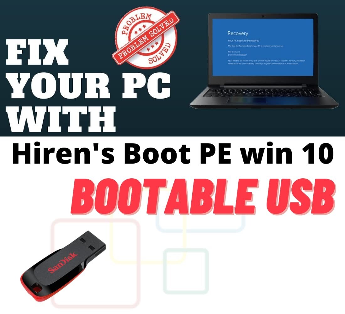 Hiren’s Boot USB Technician’s Edition 2026 Pro Tech tools Utility Suite