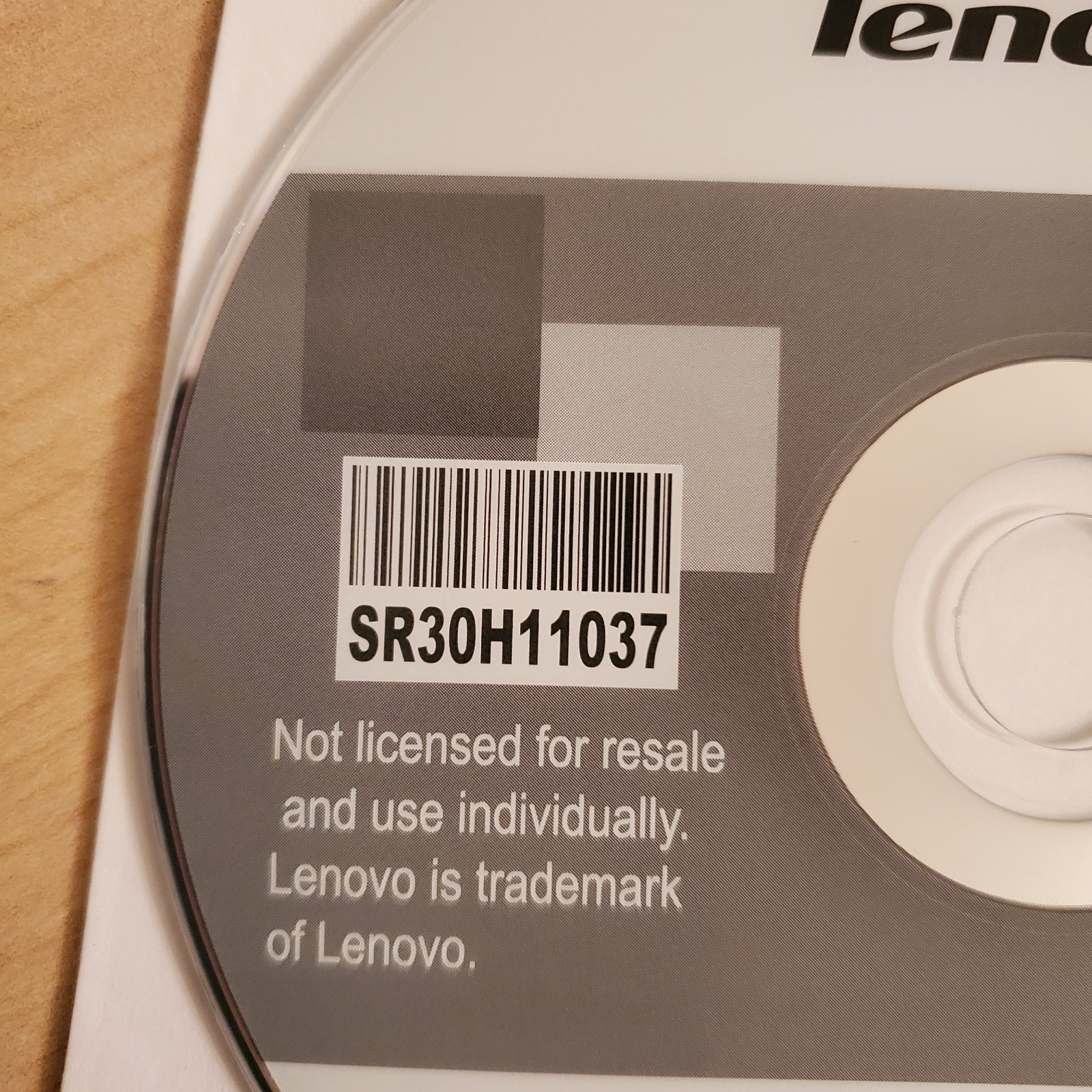 Lenovo Win7 Drivers Pack CD V3.5 Desktop SR30H11037 VERY CLEAN