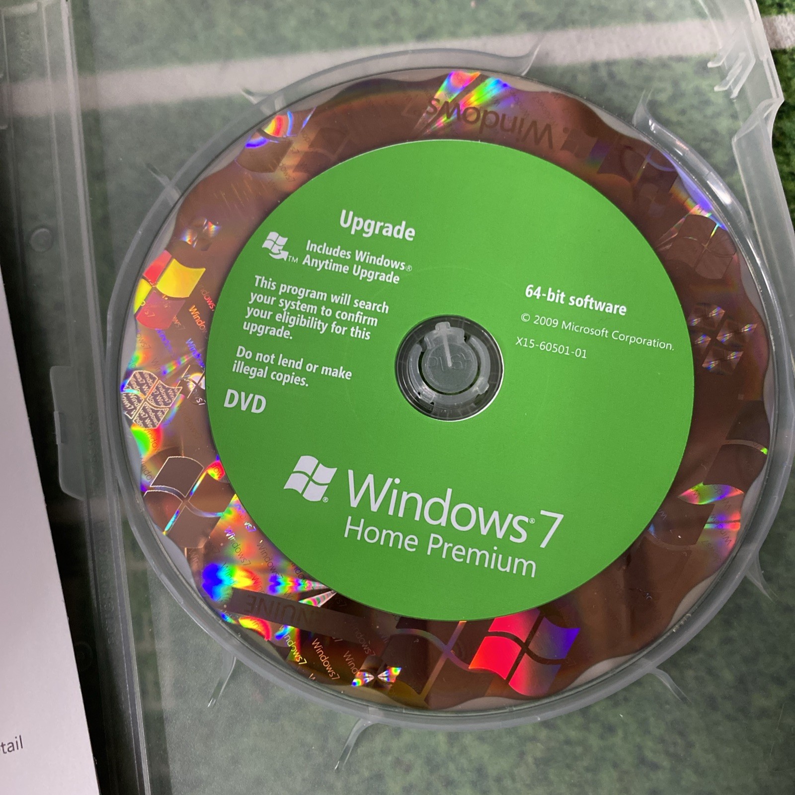 Microsoft Windows 7 Home Premium Upgrade 32 Bit and 64 Bit DVDs MS WIN