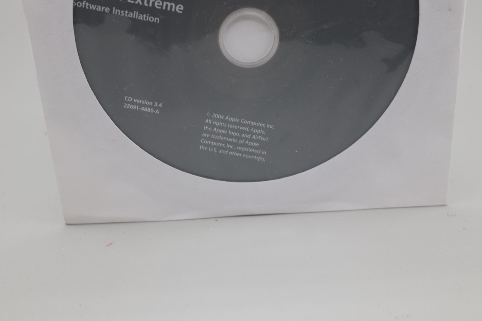 2004 – Apple Airport Extreme Software Installation CD Version 3.4 – Dut’s Deals