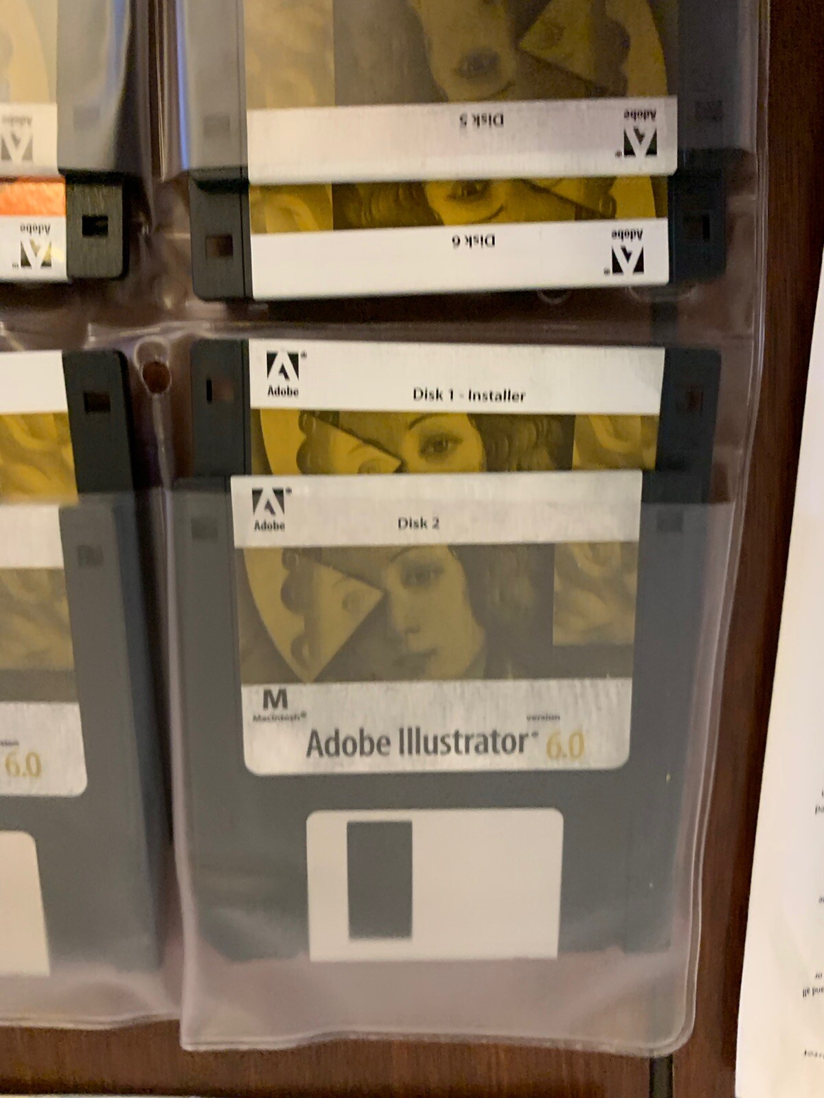 Adobe Photoshop 3.0 Adobe Illustrator 6.0 Bundle For Mac 3.5 inch Floppy 1993